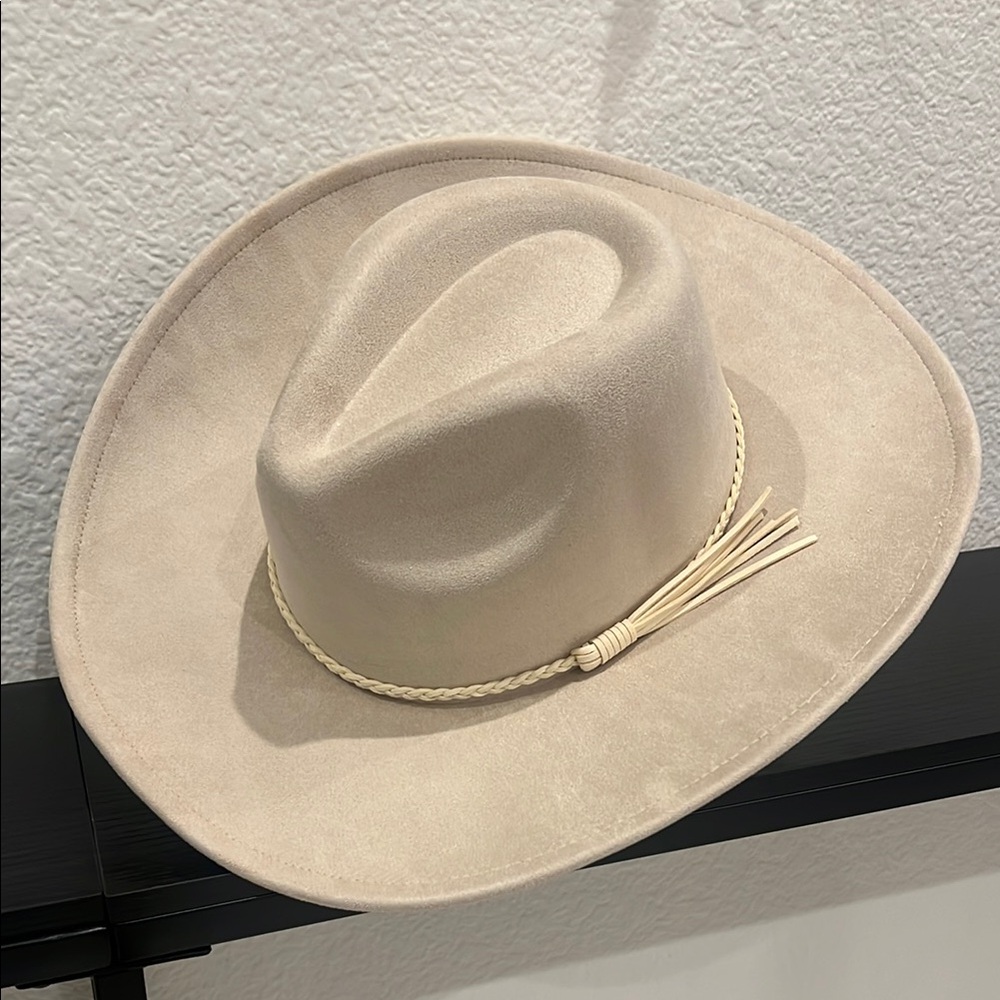 Brand New Cream Cowboy Hat
